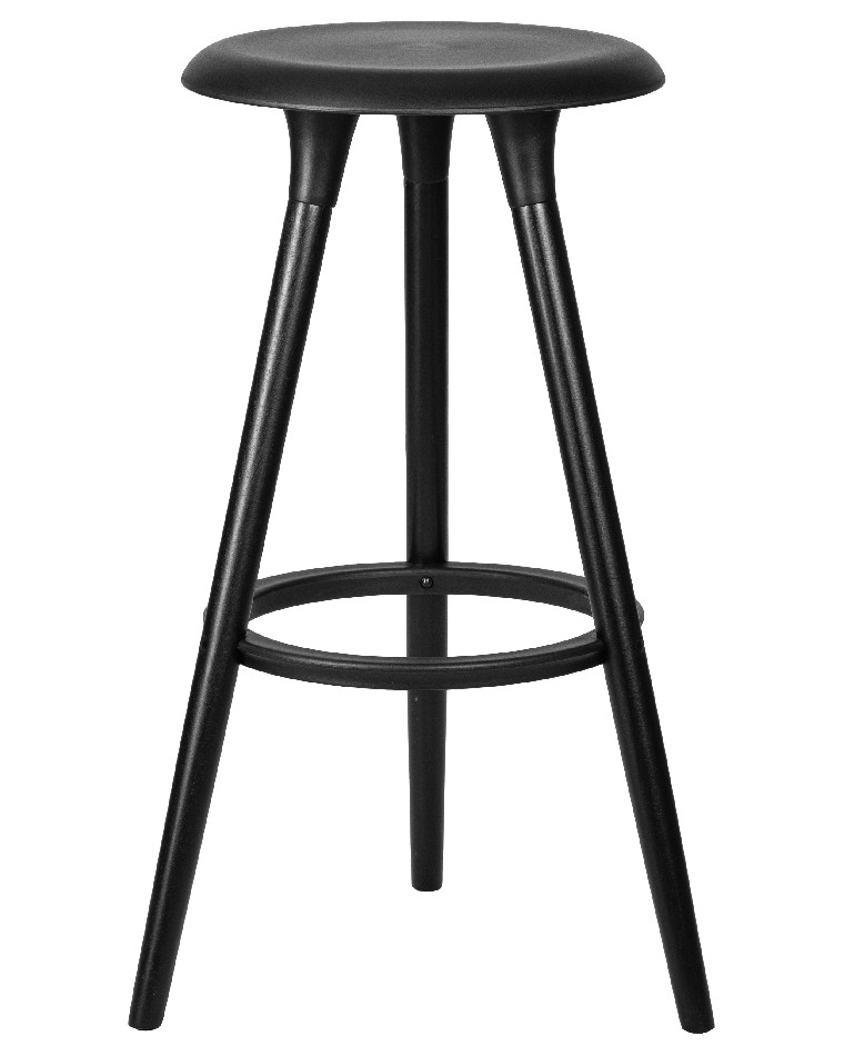 Фарамант - Табурет барный DOBRIN ROYCE BLACK, LMZL-PP652_BlackBase, чёрный (B-03)