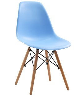 Фарамант - Стул EAMES, голубой, дер. ножки