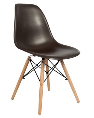 Фарамант - Стул EAMES, коричневый, дер. ножки