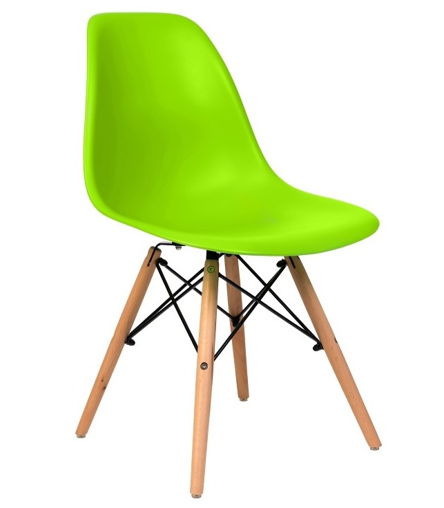 Фарамант - Стул EAMES, светло-зеленый, дер. ножки